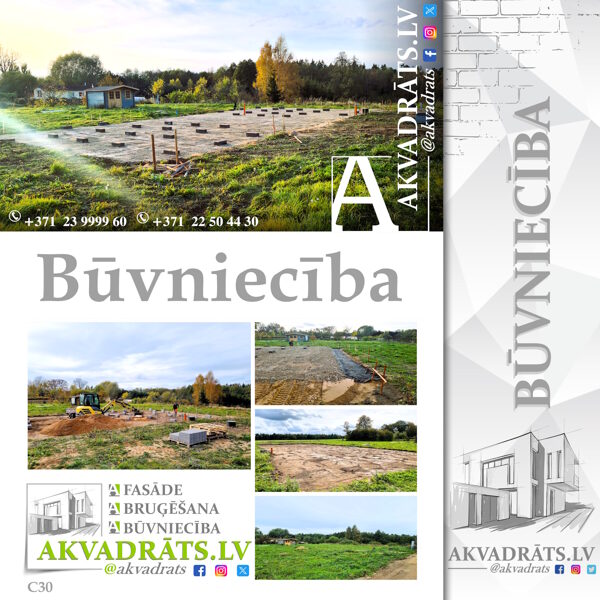 Pamatu bloku uzstādīšana koka mājām