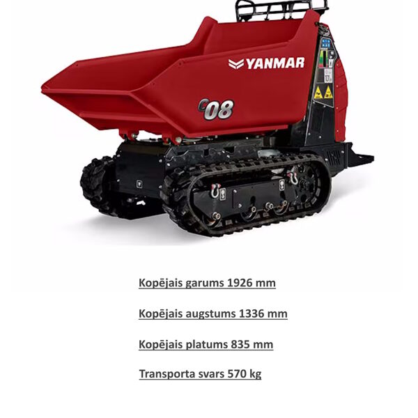 PAŠIZGĀZĒJS  Yanmar C08