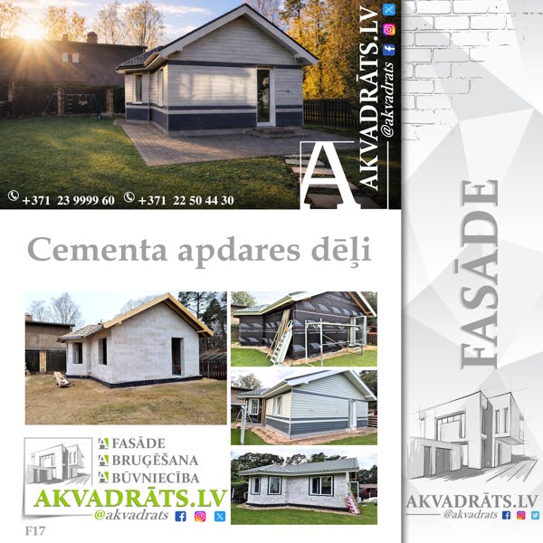 Fasādes izbūve un mājas siltināšana