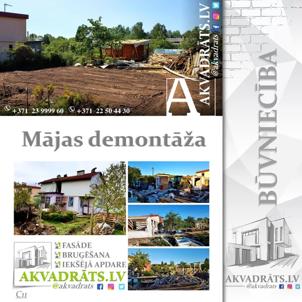 Mājas demontāža