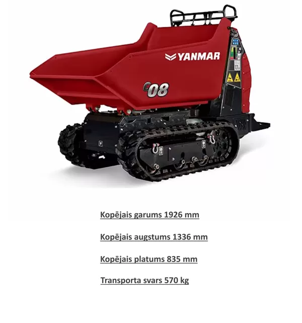 PAŠIZGĀZĒJS  Yanmar C08