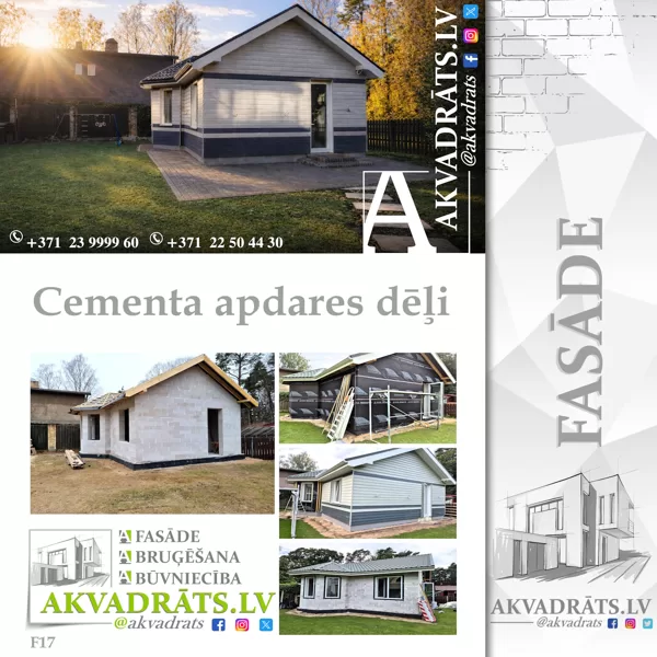Fasādes izbūve un mājas siltināšana